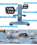 100W Portable Foot Pedal Generator With Hand Crank DC 1 To 35V Emergency Power Supply, voltage display, USB interface