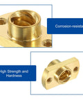 8 Pack TR8x8 Lead Screw Brass Nuts Set for 3D Printers, trapezoidal thread, showing corrosion resistance and strength