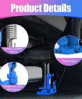 Heavy Duty Toe Jack Cracks Five Tons Open Easy Built For Grease Monkey Daily Tasks And Tow Yard Work showing strong spring and thickened base.