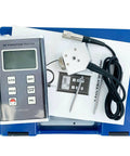 3 Axis Piezoelectric Accelerometer Vibration Meter With 3D Velocity Vibrometer Gauge, Data Logger, And 10 Hz To 10 kHz Range, ISO 2954 Compliant Pro Grade Diagnostic Gear For Rotating Machinery, Detects Misalignment And Out Of Balance. 3D vibration tester kit with probe and case