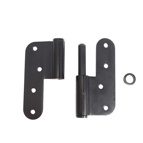 Heavy Duty Lift Off Door Hinges Set 4 Inch By 3 Point 5 Inch H Shaped Detachable Hinges Black 201 Stainless Steel Two Point Eight Millimeter Thick