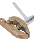 Heavy Duty 800A Grounding Brass Welding Clamp With Rubber Sleeve And Large 32mm Opening for secure earth connections.