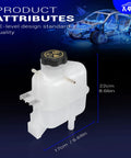 Heavy Duty Front Engine Coolant Reservoir with Cap, 22cm x 17cm, designed for 2013 2014 2015 Chevy Spark. Upgrade Your Ride With This Heavy Duty Front Engine Coolant Reservoir Replacement Radiator Expansion Tank With Cap For 2013 2014 2015 Chevy Spark So You Roll Smooth And Never Sweat Over Engine Temps.