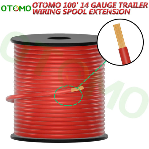 Six Color Code 14 Gauge CCA Wire Spool Set 100 Ft Each 600 Ft Total Single Conductor Automotive Primary Hook Up Wire SAE J1128