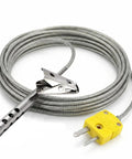 K Type Thermocouple Temperature Probe For Oven And Meat, 316 Stainless Steel Probe With Shielded Wire, -40 To 850 Fahrenheit Range, Air Probe