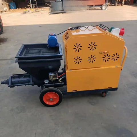 Upgrade Your Construction Game With This High Performance Electric Plaster Sprayer Machine And Mortar Pump, portable and heavy-duty for efficient wall application.