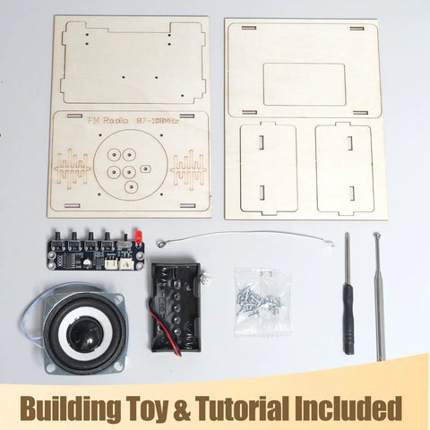 Hands On Radio Kit For Kids And Teens Ages 6 To 15 Learn Circuit Engineering With A DIY Electronics Project components layout