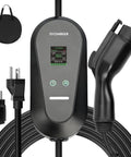 Portable Level 1 Plus Level 2 EV Charger For Electric Cars With 1.8 Inch LCD Display 110V 240V Input 16A Output 3.5KW Power