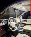 Mazda CX5 LED Interior Light Replacement Kit Ultra Bright 6000K White Bulbs installed in car interior, dashboard view
