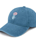 Lightweight Womens Athletic Cap In Cyan Blue Designed For Everyday Wear With Adjustable Buckle Fit Durable Construction For All Day Comfort And Street Style featuring a cartoon bird graphic.