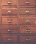Slick Black Vintage Zinc Alloy Label Holder Pull Handles With Label Frame Cabinet Drawer Upgrade Spray Painted Finish on drawers.