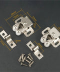 Double Roller Catch 40 Set Cabinet Door Roller Latch Kit Easy Install For Furniture Soft Dampers in antique brass with measurements