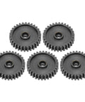 5-pack of Beefed Up Steel Servo Spur Gear 24 Tooth Internal Spline 0.8 Module Ideal For Precision RC Robots And Automation Systems