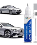 Mercedes Benz Iridium Silver Metallic Touch Up Paint 775 For OEM Car Paint Scratch Repair Pen Two In One next to cars