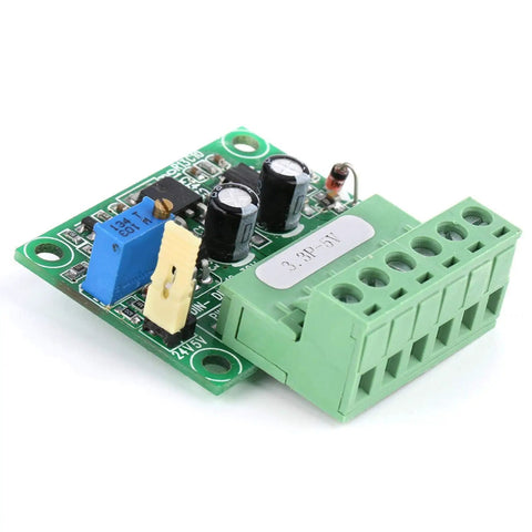 Analog Voltage To PWM Converter For 3.3V Signals, digital analog PLC module with small footprint on white background