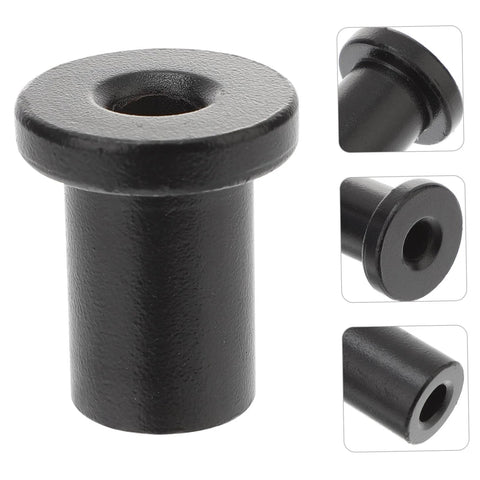 5 Piece Barn Door Track Spacers Set - Rust-Resistant Wall Link Devices For Seamless Sliding Door Install, Black Replacement Hardware, Durable High-Carbon Steel Connectors For Strong, Secure Wall Mounts.