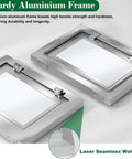Flawless Flush Mount Aluminum Access Panel Concealed Drywall Inspection Cover 37X37 Inch showing sturdy aluminum frame design.