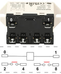 Beefy General Purpose Relay 24V AC Coil, 25A at 277VAC and 30VDC, DPST six-pin with diagram, UL CE TÜV ROHS certified for industrial use.