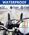 DIY Friendly Solder Seal Wire Connectors Kit With Heat Gun For Quick Waterproof Electrical Terminals on rainy motorcycle ride