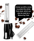 Corded Electric Milk Frother With Plug In Handheld Whisk For Coffee Lovers Latte Cappuccino And Hot Chocolate Foam Maker