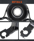 Detailed view of Heavy Duty Drive Shaft Center Support Bearing 0714FED9U for Ford Edge AWD, showcasing rugged design and sturdy mount.