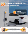Slick Plug And Play Nema 10-30 Adapter For Tesla Gen 2 Mobile Charger, 24 Amp 240V Juice, connected to 3 prong dryer outlet.