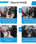 Step-by-step installation guide for High Flow Air Filter Kit For Predator 212cc 196cc Mini Bike Go Kart 62mm Filter