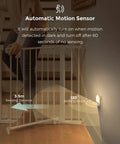 2 Pack Motion Activated Night Lights Plug In Wall Lights With Auto On Sensor Warm White 3000K Adjustable Brightness 30 And 60 LM Ideal For Kids And Adults Bathroom And Bedroom showing motion detection near stairs.