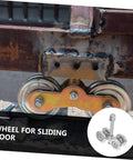 Industrial sliding door equipped with Heavy Duty Sliding Door Track Roller And Gate Wheel For Smooth Replacement