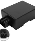 Front view of Premium Ignition CDI Module Box Fits 400 500 Series ATV Models 2004 To 2014 2x4 4x4 HO EFI Direct Replacement