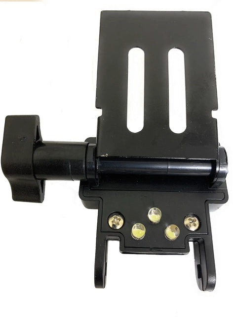 Two Pack Bench Grinder Eye Shield Replacement With Built In LED Lights And Brackets Glass Lenses Easy Install