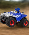 RC Sonic Racing CrossWorlds Monster Truck Ready to Run 2.4GHz Remote Control Toy with turbo boost on dirt track