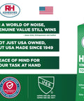 Pro Grade Toluene Free Vinyl Cement 1 Oz Adhesive label with certification logos and USA-made guarantee