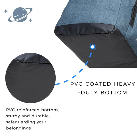 Shock Absorbent Multipurpose Telescope Bag 40 Inches For On The Go Outdoor Travel And Safe Transit, PVC-coated heavy-duty bottom