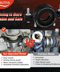 Toyota Carrier Bearing Support For Tacoma Tundra And T100 Driveshaft Center Bearing Black Beefy Heavy Duty Center Support on driveline