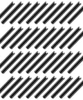 Slotted Split Roll Pins Pack Of 120, 3 Mm Diameter By 35 Mm Length, 65Mn Steel Heavy Duty Expansion Dowels, Black Finish