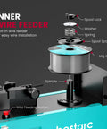All In One 165A MIG Welder For 110V 220V 4 In 1 Gas Or Flux Core MIG Lift TIG And Stick Weld Modes spool and wire feeder