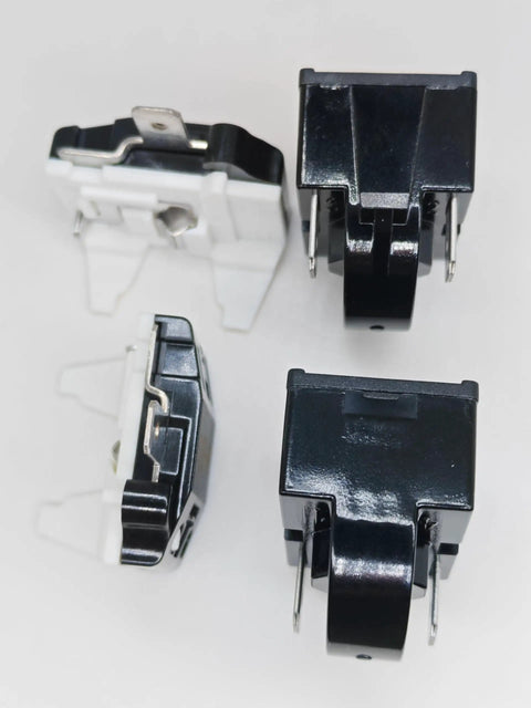 2 Pack PTC Starter Relay 4.7 Ohm 2 Pin For Refrigerator Compressor Easy Plug And Play DIY Friendly Starter Relay With Overload Protector