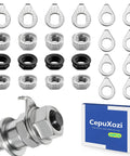 Beefy Universal Bike Axle Nut Kit 24Pcs M8 M9.5 M10 For Mountain Road Ebike And Cruiser Bikes, durable set with packaging