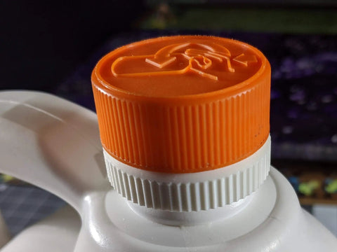 1L White ABS Filter Cap For Floetrol Jug Cap Keeps Paint Clump Free, No Nylons Or Rubber Bands Needed, No Fuss, No Mess, Upgraded Cap