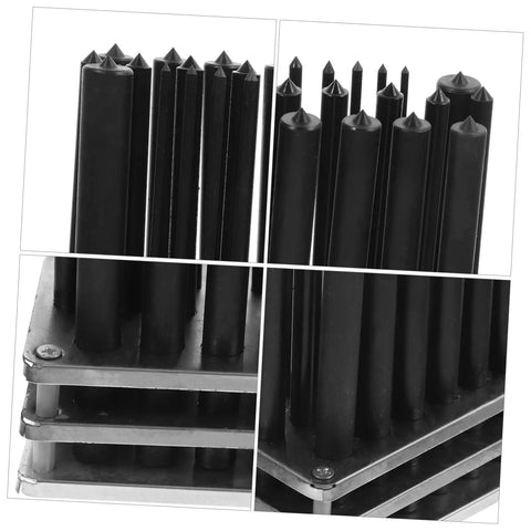 Beefy Pro Grade Transfer Punch Set for Machinists, Heavy Duty Punch Base Kit with Durable Steel Construction