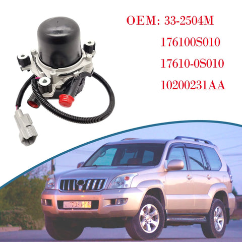 Two Pack Secondary Air Pump Replacement For Toyota Tundra Sequoia Lexus LX570 Land Cruiser 2007 2013 Models 4.0L 4.6L 4.7L 5.7L Fits 17610 0S010 10200231AA 33 2504M