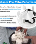 5 Port Pool Valve Rebuild Kit Replacement For Zodiac Valve Compatible With Jandy Polaris Caretaker Pool Valve Installation