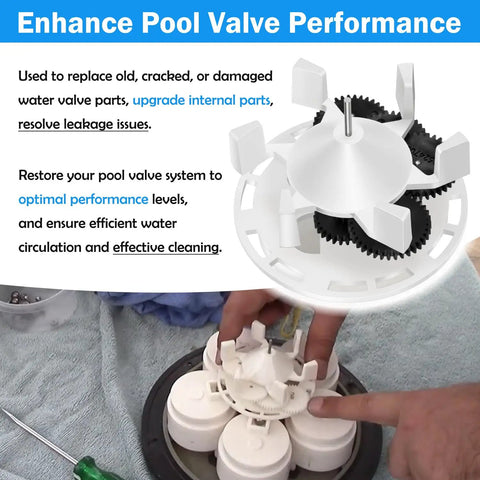 5 Port Pool Valve Rebuild Kit Replacement For Zodiac Valve Compatible With Jandy Polaris Caretaker Pool Valve Installation