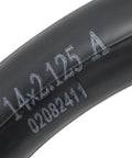 Close-up of 14x2.125 Butyl Bike Inner Tube With CR202 Bent Valve Stem Fits Most 14x1.90 14x1.95 14x2.0 14x2.10 14x2.125 Tires For Electric Scooters And E Bikes 2 Pack