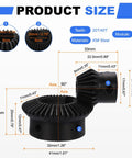 Tapered Bevel Gears Set Module 1 Ratio 1:2 With 20T And 40T Gears Hardened Steel dimensions and specifications diagram