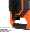 Heavy Duty Chalk Reel Working Like A Boss With A Tough 150 Foot Braided Line And Snappy 4:1 Fast Retraction, showing non-slip handle design.