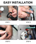Installation process of 5 Hole Fuel Tank Gasket Kit for Marine Electric and Mechanical Senders, Fits 03572810 Style