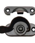 Ten Pack Oil Rubbed Bronze Window Sash Locks With Easy Slide Crescent Design Mounting Screws Included Strike Size Three Quarter Inch By Two And A Half Inches Durable Security Hardware For Home Or Apartment Windows