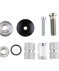 Aluminum Bike Stem Headset Top Cap For 1 Inch And 1.25 Inch Forks Fork Expander Bung Plug components in black finish